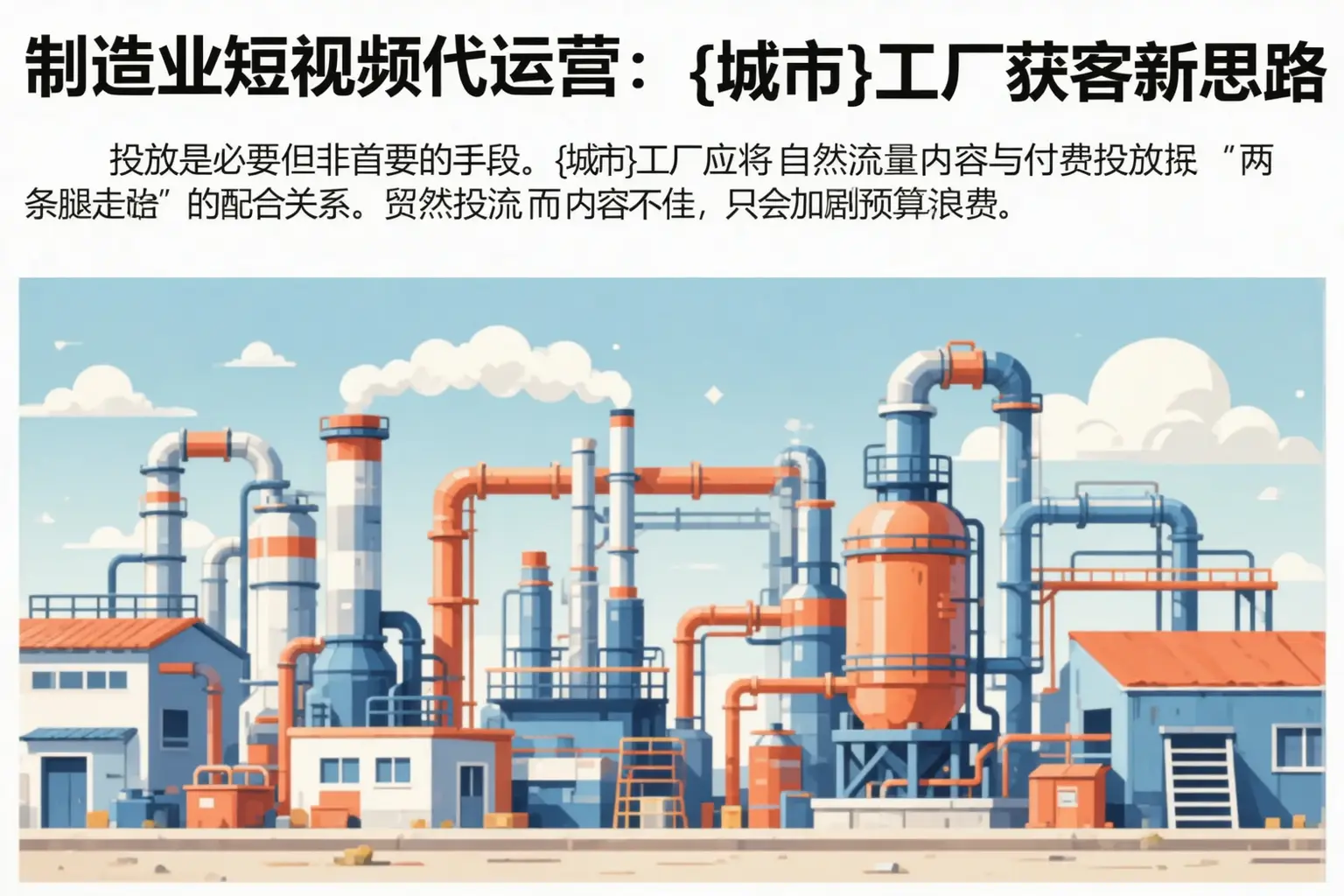 制造业短视频代运营:金华工厂获客新思路