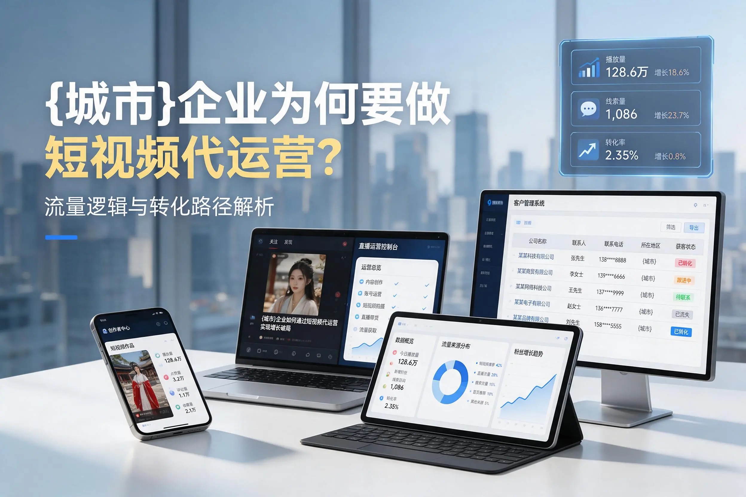 金华企业为何要做短视频代运营?流量逻辑与转化路径解析