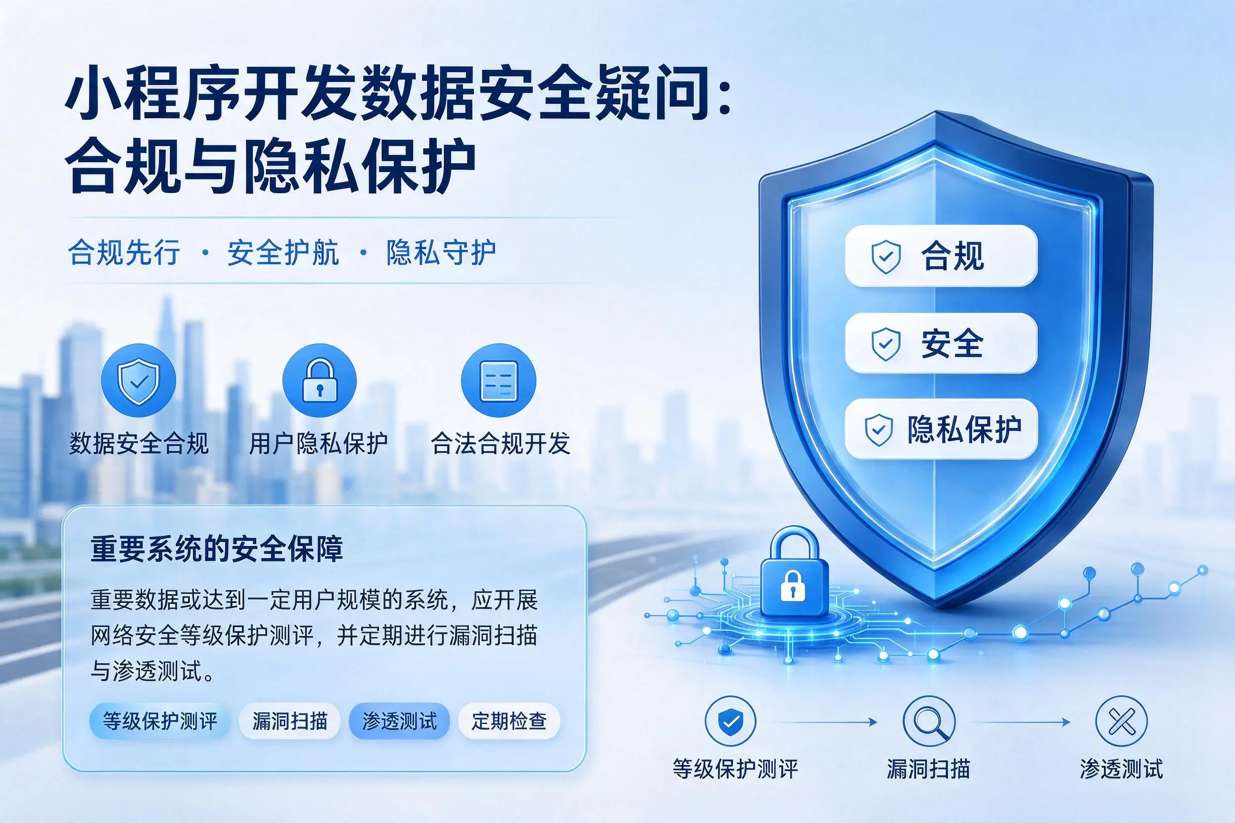 金华小程序开发数据安全疑问:合规与隐私保护