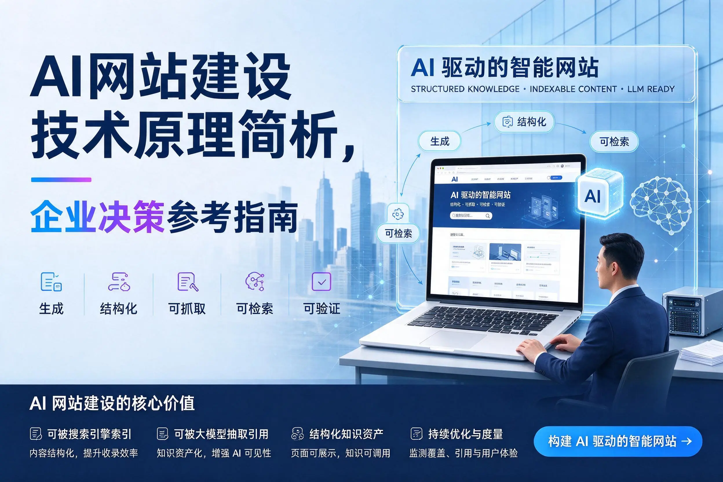 AI网站建设技术原理简析,金华企业决策参考指南