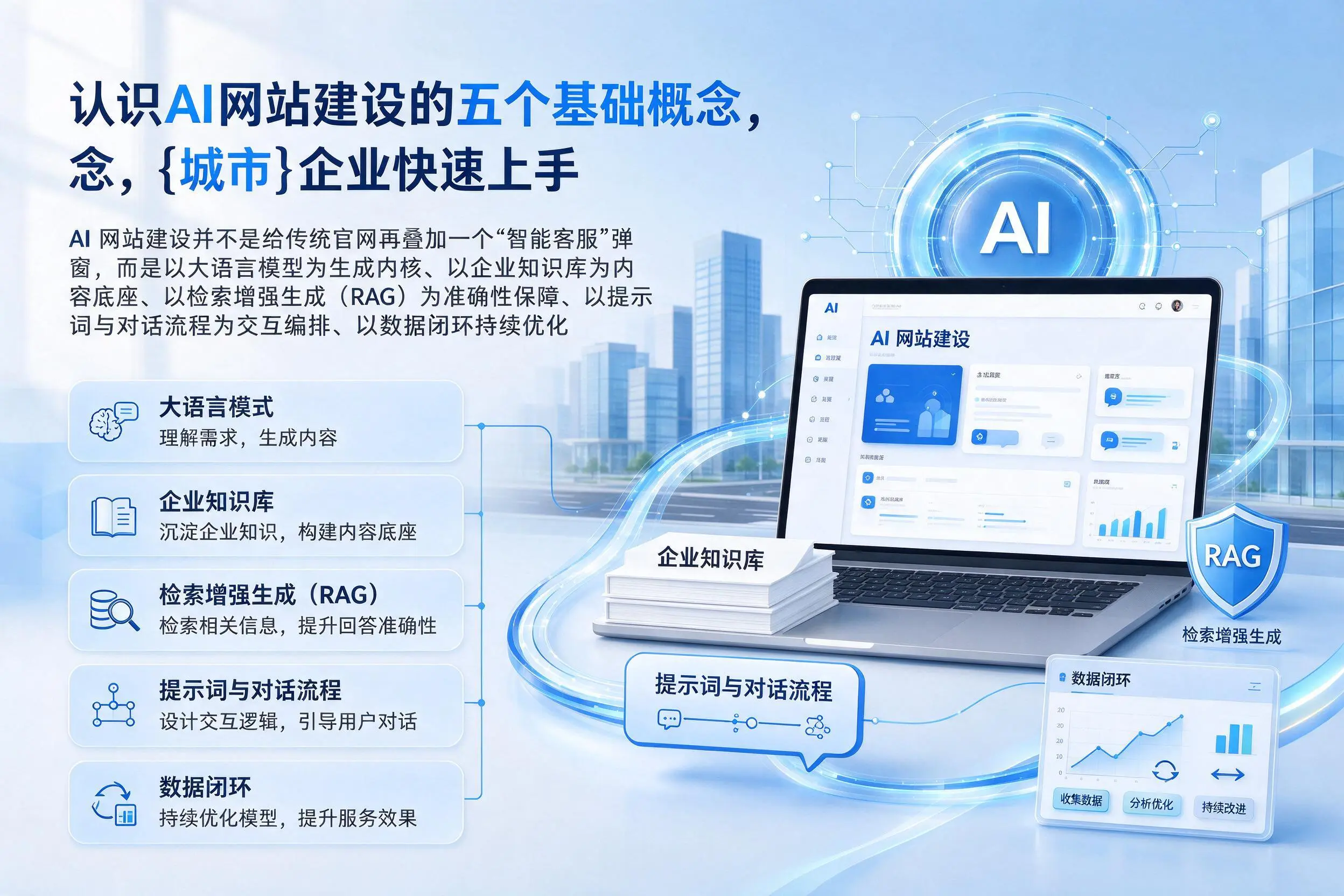 认识AI网站建设的五个基础概念，金华企业快速上手