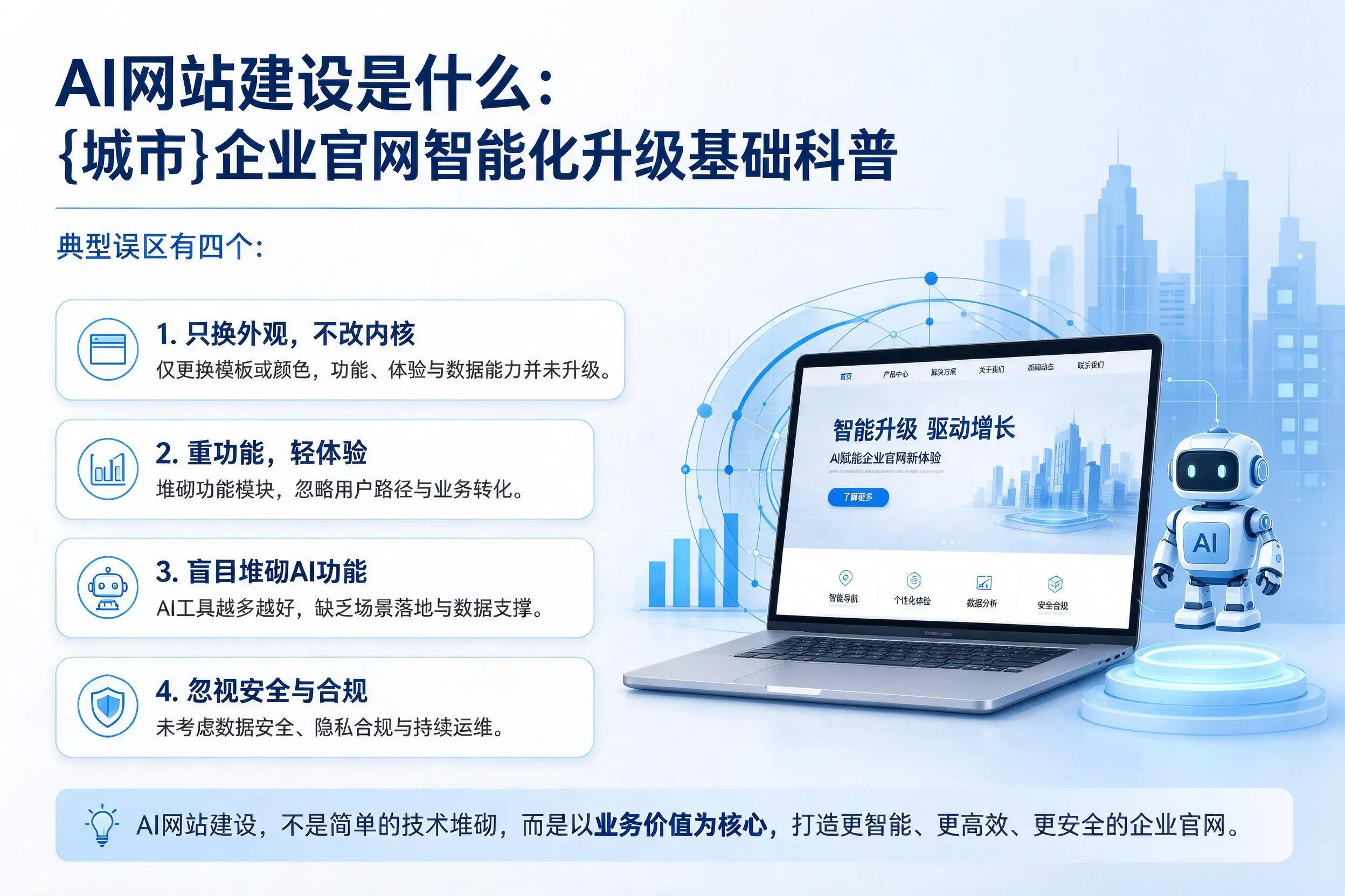 AI网站建设是什么：金华企业官网智能化升级基础科普