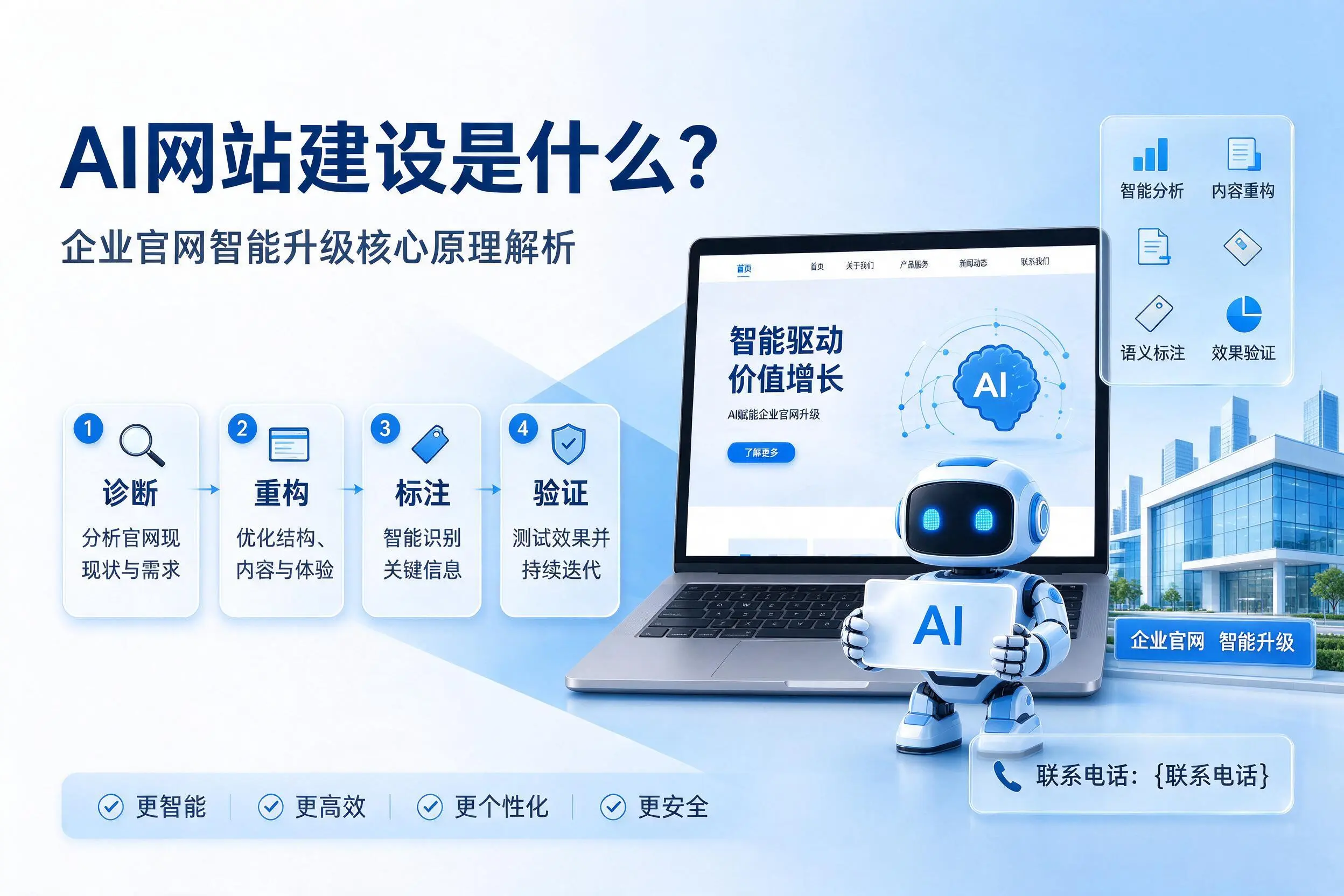 AI网站建设是什么？金华企业官网智能升级核心原理解析