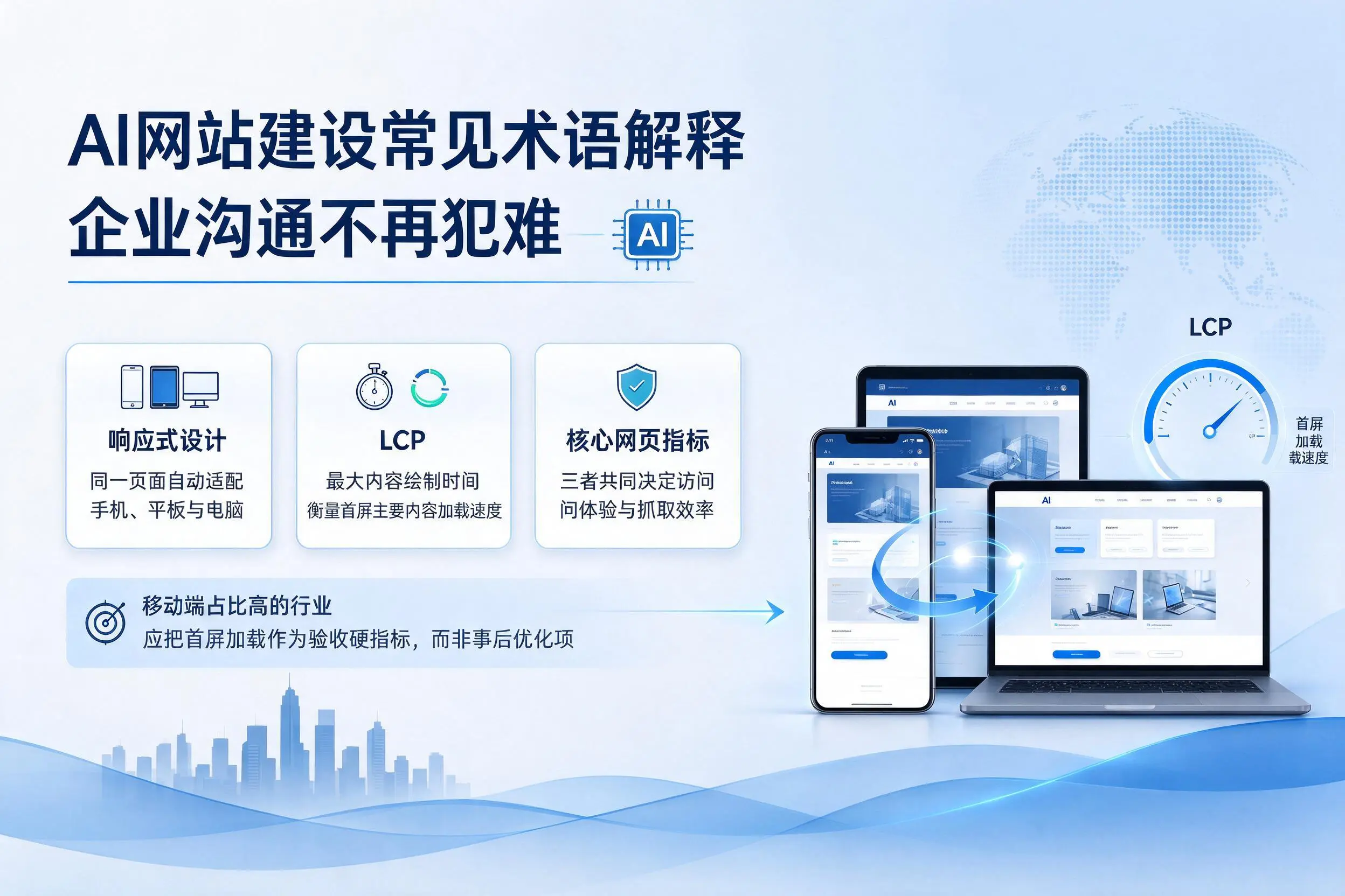 AI网站建设常见术语解释，金华企业沟通不再犯难