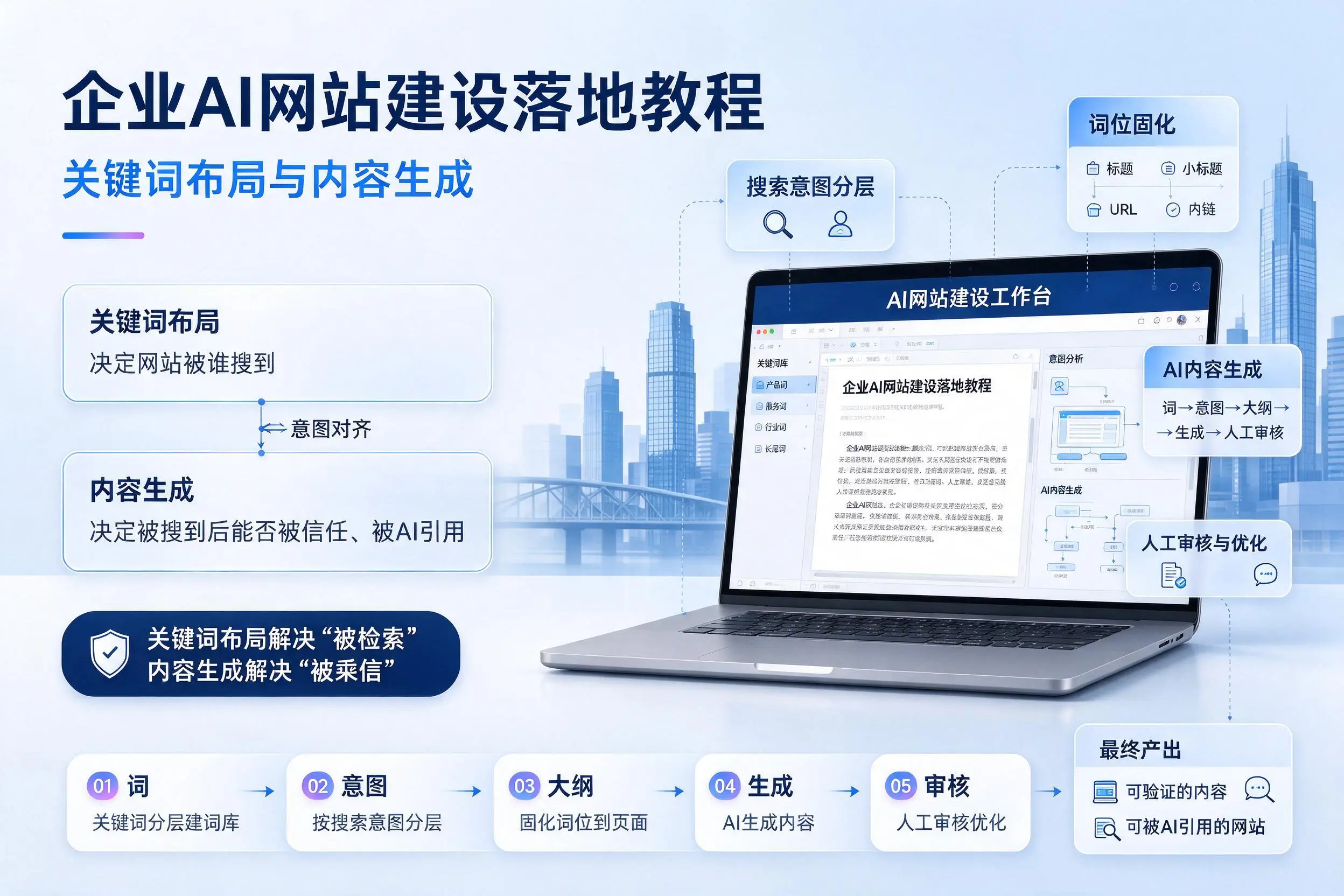 金华企业AI网站建设落地教程：关键词布局与内容生成