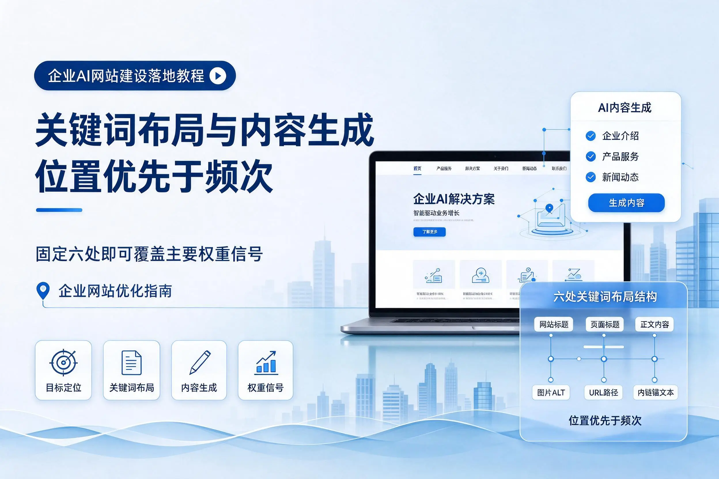 金华企业AI网站建设落地教程：关键词布局与内容生成